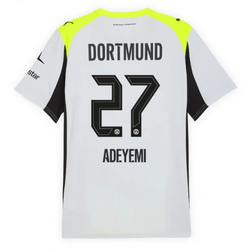 Stroje piłkarskie Borussia Dortmund Karim Adeyemi #27 Koszulka Wyjazdowej 2025-26 Krótki Rękaw